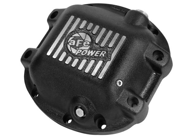 aFe Power - aFe Power Pro Series Rear Differential Cover Black w/ Machined Fins Jeep Wrangler (TJ/JK) 97-18 - 46-70192 - Image 1