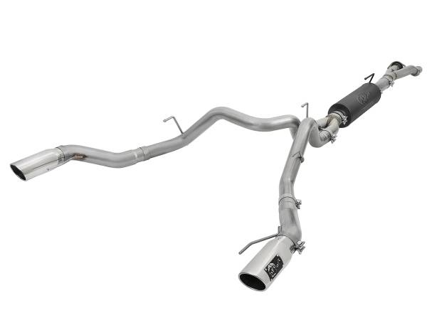 aFe Power - aFe Power Rebel Series Cat-Back Exhaust System w/ Polished Tip Ford F-150 Raptor 17-20/F-150 Limited 19-20 V6-3.5L (tt) - 49-33094-P - Image 1