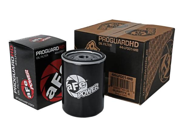 aFe Power - aFe Power Pro GUARD HD Oil Filter (4 Pack) - 44-LF001-MB - Image 1