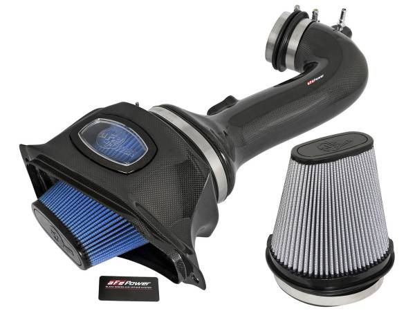 aFe Power - aFe Power Black Series Carbon Fiber Cold Air Intake System w/ Pro 5R & Pro DRY S Filter Chevrolet Corvette Z06 (C7) 15-19 V8-6.2L (sc) - 52-74202-C - Image 1