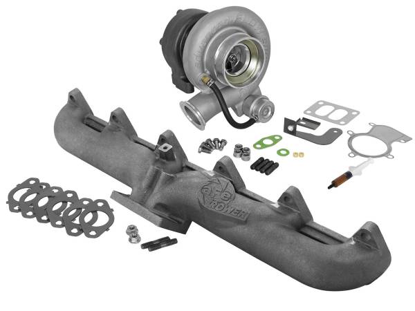 aFe Power - aFe Power BladeRunner Street Series Turbocharger w/ Exhaust Manifold Dodge Diesel Trucks 98.5-02 L6-5.9L (td) - 46-60060-MB - Image 1