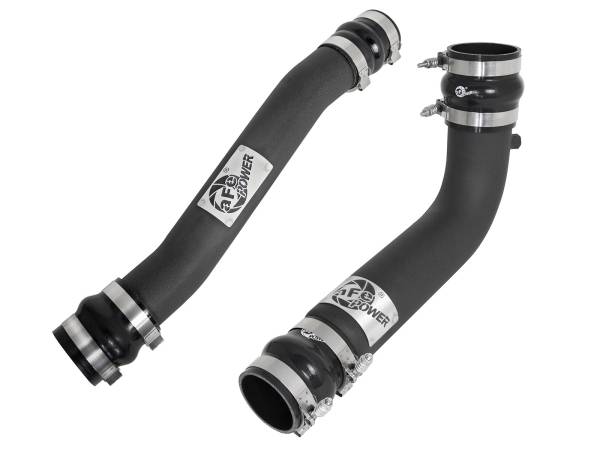 aFe Power - aFe Power BladeRunner 3 IN & 3-1/2 IN Aluminum Hot and Cold Charge Pipe Kit Black Dodge Diesel Trucks 07.5-09 L6-6.7L (td) - 46-20034-B - Image 1