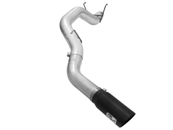 aFe Power - aFe Power ATLAS 5 IN Aluminized Steel DPF-Back Exhaust System w/Black Tip Dodge RAM Diesel Trucks 13-18 L6-6.7L (td) - 49-02039-B - Image 1