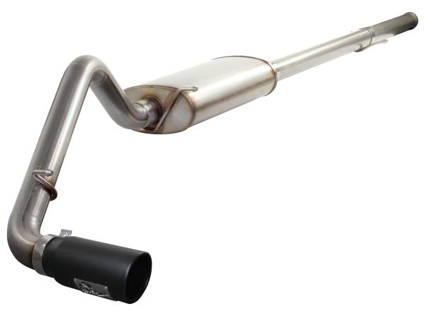 aFe Power - aFe Power MACH Force-Xp 3 IN 409 Stainless Steel Cat-Back Exhaust System w/Black Tip GM Silverado/Sierra 09-13 V6-4.3L/V8-4.8L/5.3L - 49-44016-B - Image 1