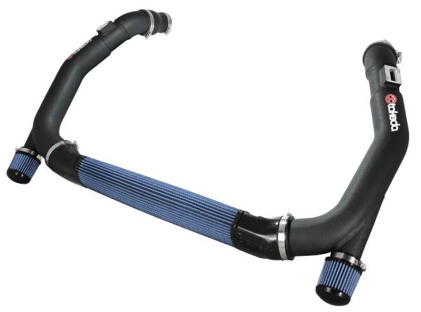 aFe Power - aFe Power Takeda Stage-2 Cold Air Intake System w/ Pro 5R Filter Black Nissan GT-R (R35) 09-23 V6-3.8L (tt) - TA-3007B - Image 1