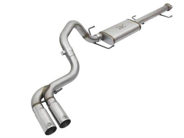 aFe Power - aFe Power Rebel Series 3 IN Cat-Back Exhaust System w/ Mid-Side Exit Polished Tips Toyota FJ Cruiser 07-18 V6-4.0L - 49-46030-P - Image 1