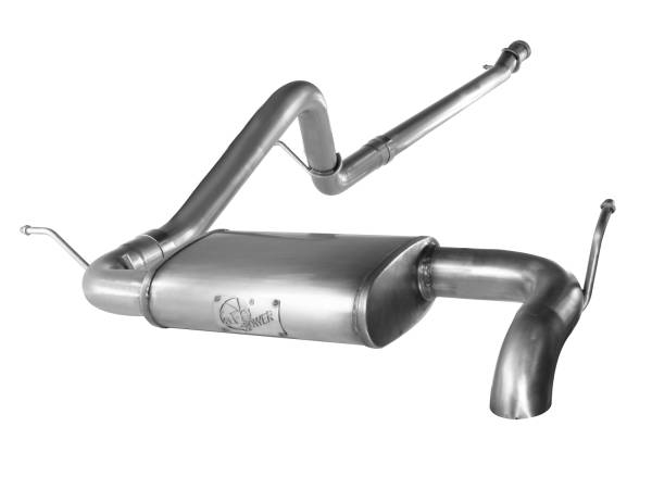 aFe Power - aFe Power MACH Force-Xp 2-1/2 IN 409 Stainless Steel Cat-Back Hi-Tuck Exhaust System Jeep Wrangler (JK) 12-18 V6-3.6L - 49-46212 - Image 1