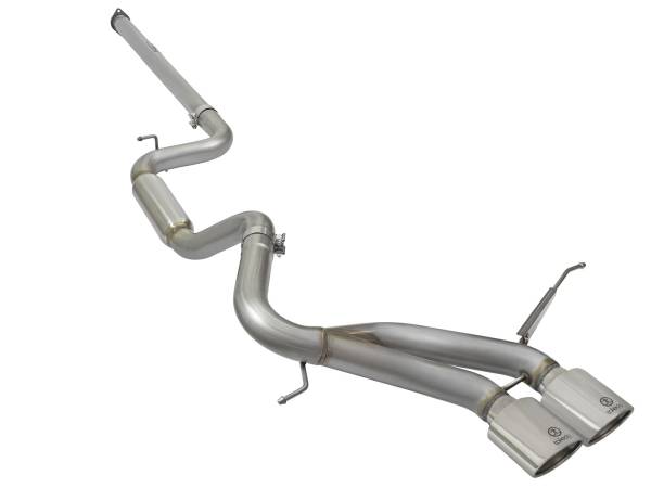 aFe Power - aFe Power Takeda 3 IN 304 Stainless Steel Cat-Back Exhaust System w/Polished Tip Ford Focus ST 13-18 L4-2.0L (t) - 49-33083-P - Image 1