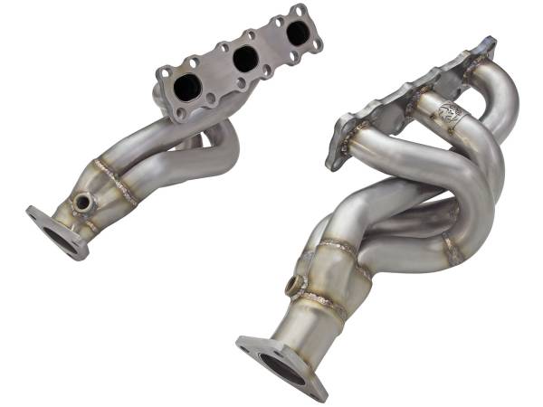 aFe Power - aFe Power Twisted Steel 304 Stainless Steel Shorty Header Nissan 350Z /Infiniti G35 03-06 V6-3.5L - 48-36103 - Image 1