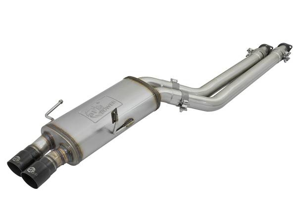 aFe Power - aFe Power MACH Force-Xp Stainless Steel Cat-Back Exhaust System w/ Black Tip BMW M3 (E36) 96-99 L6-3.2L S52 - 49-36332-B - Image 1