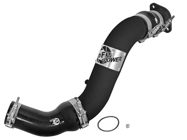 aFe Power - aFe Power BladeRunner 3 IN Aluminum Hot Charge Pipe Black Nissan Titan XD 16-19 V8-5.0L (td) - 46-20288-B - Image 1