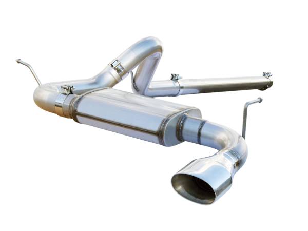 aFe Power - aFe Power MACH Force-Xp 3 IN 409 Stainless Steel Cat-Back Exhaust System Jeep Wrangler (JK) 07-11 V6-3.8L - 49-46201 - Image 1