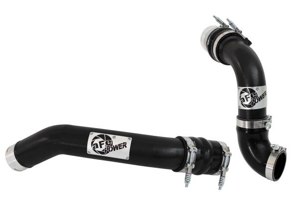 aFe Power - aFe Power BladeRunner 3 IN Aluminum Hot and Cold Charge Pipe Kit Black Ford Diesel Trucks 11-16 V8-6.7L (td) - 46-20144-B - Image 1