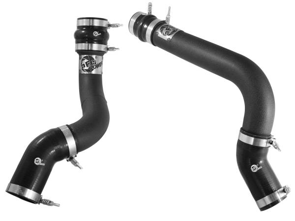 aFe Power - aFe Power BladeRunner 3 IN Aluminum Hot and Cold Charge Pipe Kit Black Dodge RAM Diesel Trucks 13-18 L6-6.7L (td) - 46-20134-B - Image 1