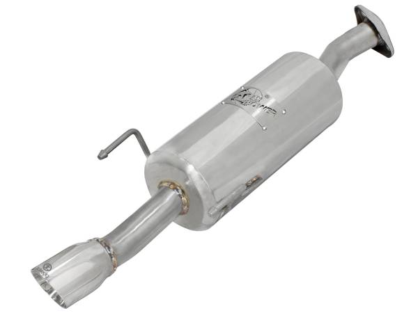 aFe Power - aFe Power Takeda 2in 304 Stainless Steel Axle-Back Exhaust w/Polished Tip Honda Fit 07-08 L4-1.5L - 49-36611 - Image 1