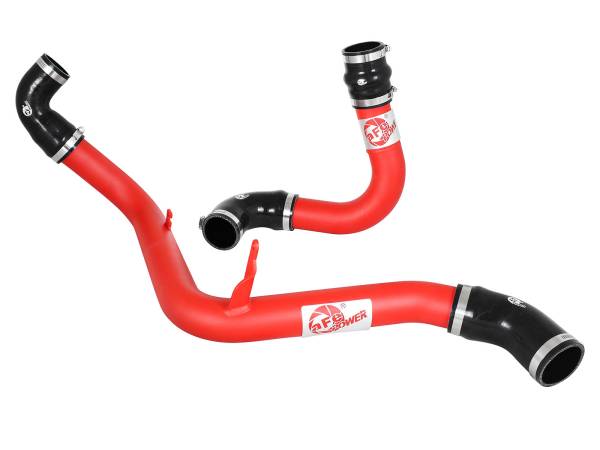 aFe Power - aFe Power BladeRunner 2-1/2 IN Aluminum Hot and Cold Charge Pipe Kit Red Ford Focus ST 13-18 L4-2.0L (t) - 46-20184-R - Image 1