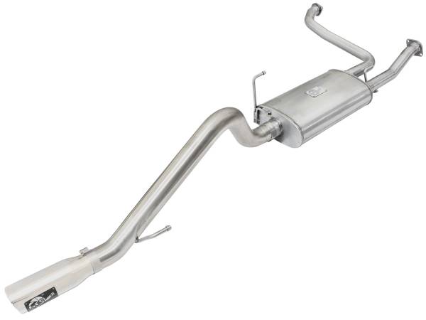 aFe Power - aFe Power MACH Force-Xp 3 IN 409 Stainless Steel Cat-Back Exhaust System w/Polished Tip Nissan Xterra 05-15 V6-4.0L - 49-46110-P - Image 1