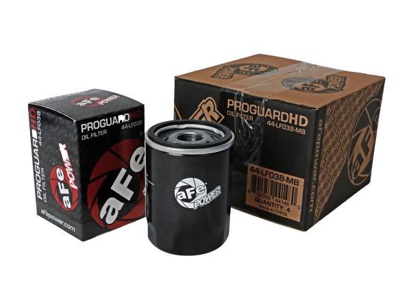 aFe Power - aFe Power Pro GUARD D2 Oil Filter (4 Pack) - 44-LF038-MB - Image 1