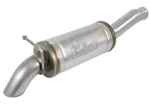 aFe Power - aFe Power ROCK BASHER 2-1/2 IN to 3 IN 409 Stainless Steel Cat-Back Exhaust System Jeep Wrangler (JL) 18-23 V6-3.6L - 49-48074 - Image 1