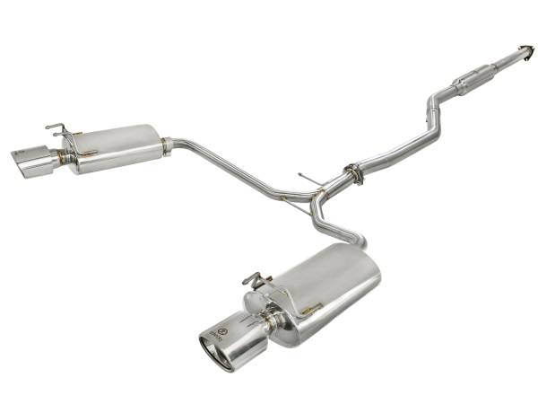 aFe Power - aFe Power Takeda 2-1/2 IN to 1-3/4 IN 304 Stainless Steel Cat-Back Exhaust System Honda Accord Coupe EX-L 13-16 V6-3.5L - 49-36609 - Image 1