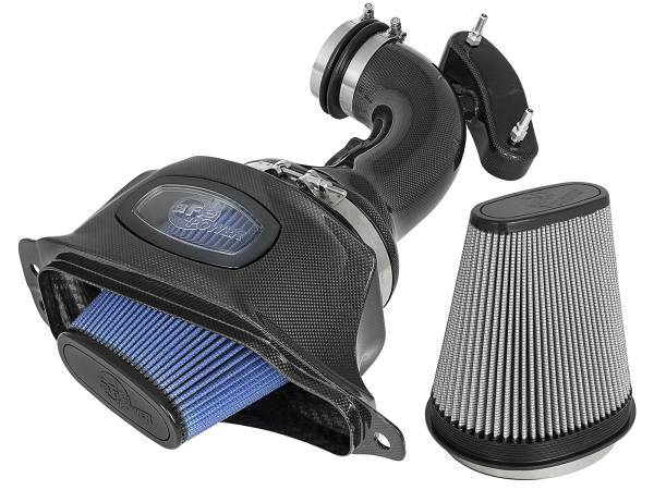 aFe Power - aFe Power Black Series Carbon Fiber Cold Air Intake System w/ Pro 5R & Pro DRY S Filter Chevrolet Corvette (C7) 14-19 V8-6.2L - 52-74201-C - Image 1