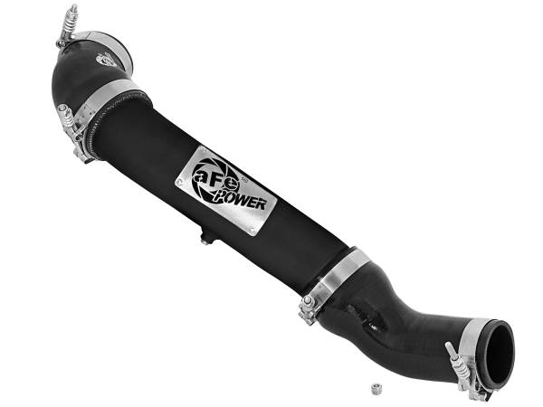 aFe Power - aFe Power BladeRunner 3 IN Aluminum Cold Charge Pipe Black Nissan Titan XD 16-19 V8-5.0L (td) - 46-20289-B - Image 1