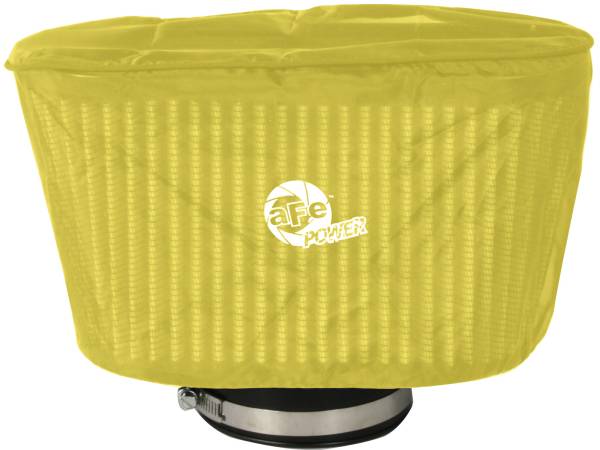 aFe Power - aFe Power Magnum SHIELD Pre-Filter For use with skus 21-90025 / 24-90025 - Yellow - 28-10121 - Image 1