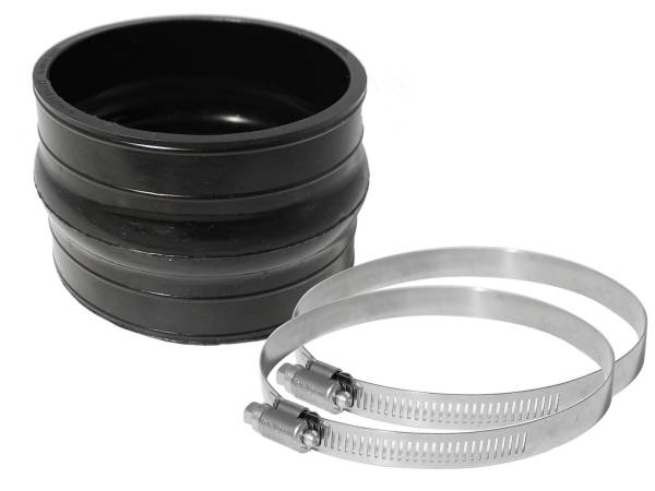aFe Power - aFe Power Magnum FORCE Cold Air Intake System Replacement Coupling Kit (4-1/4 IN ID x 3 IN L) Straight Coupler w/ Hump - Black - 59-00001 - Image 1