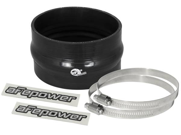 aFe Power - aFe Power Magnum FORCE Cold Air Intake System Spare Parts Kit (4-3/4 IN ID x 3 IN L) Straight Coupler w/ Hump - Black - 59-00040 - Image 1