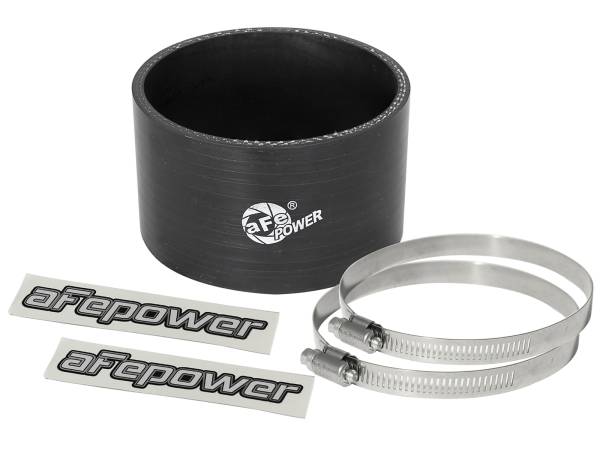 aFe Power - aFe Power Magnum FORCE Cold Air Intake System Spare Parts Kit (3-1/4 IN ID x 2 IN L) Straight Coupler - Black - 59-00043 - Image 1