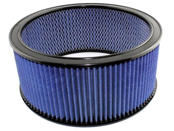 aFe Power - aFe Power Magnum FLOW Round Racing Air Filter w/ Pro 5R Media 14 IN OD x 12 IN ID x 6 IN H w/ Expanded Metal - 18-11407 - Image 1