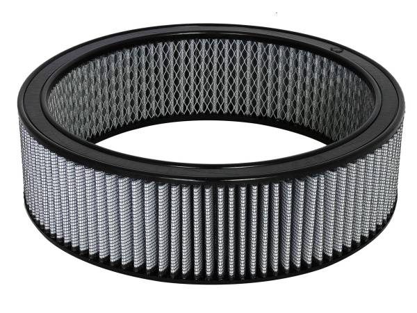 aFe Power - aFe Power Magnum FLOW Round Racing Air Filter w/ Pro DRY S Media 14 IN OD x 12 IN ID x 4 IN H w/ Expanded Metal - 18-11425 - Image 1