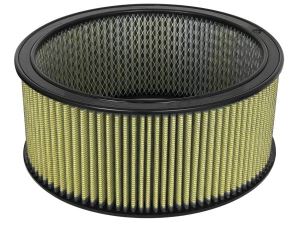 aFe Power - aFe Power Magnum FLOW Round Racing Air Filter w/ Pro GUARD 7 Media 14 IN OD x 12 IN ID x 6 IN H w/ Expanded Metal - 18-11477 - Image 1