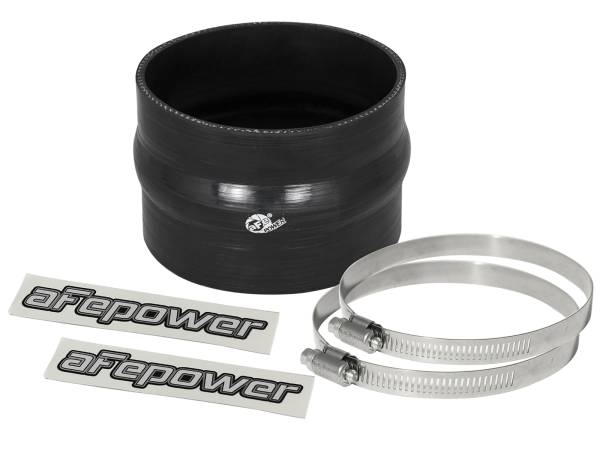 aFe Power - aFe Power Magnum FORCE Cold Air Intake System Spare Parts Kit (4 IN ID x 3 IN L) Straight Coupler w/ Hump - Black - 59-00041 - Image 1