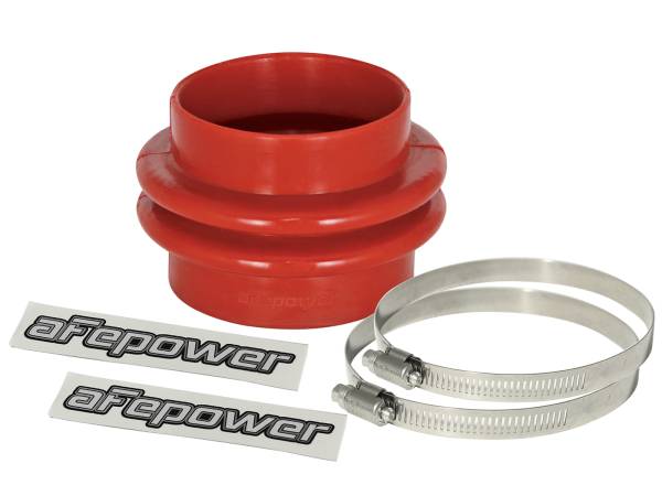 aFe Power - aFe Power Magnum FORCE Cold Air Intake System Spare Parts Kit (3-1/8 IN ID to 3 IN ID x 2-3/4 IN L) Straight Reducing Coupler - Red - 59-00049 - Image 1