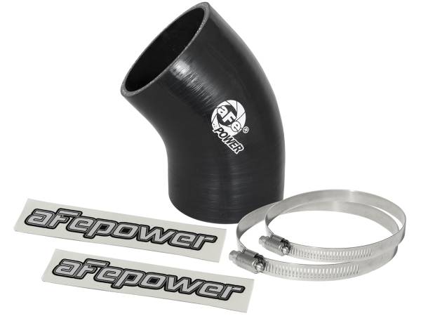 aFe Power - aFe Power Magnum FORCE Cold Air Intake System Spare Parts Kit (3 IN ID x 6 IN L x 45-Deg.) Elbow Coupler - Black - 59-00055 - Image 1