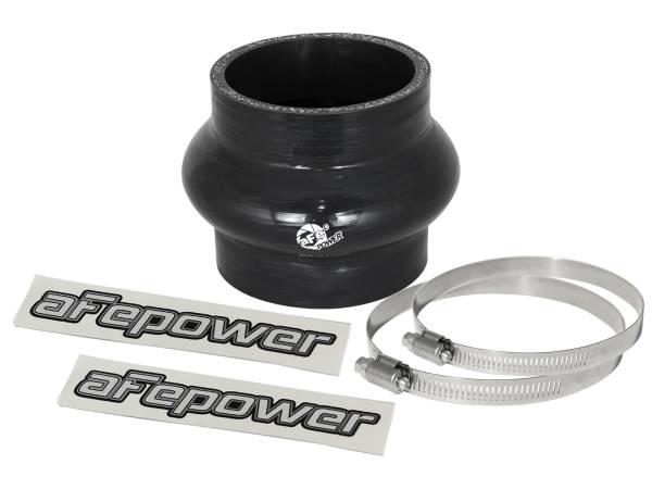 aFe Power - aFe Power Magnum FORCE Cold Air Intake System Spare Parts Kit (2-3/4 IN ID x 3 IN L) Straight Coupler w/ Hump - Black - 59-00054 - Image 1