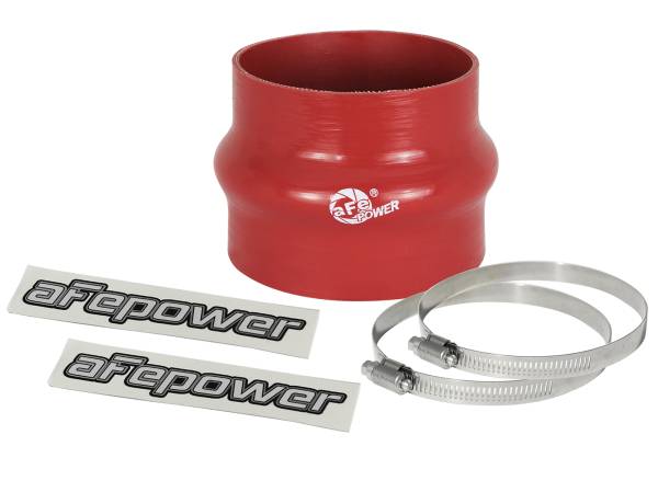 aFe Power - aFe Power Magnum FORCE Cold Air Intake System Spare Parts Kit (3-3/4 IN ID to 3-1/2 IN ID x 3IN L) Straight Reducing Coupler - Red - 59-00061 - Image 1