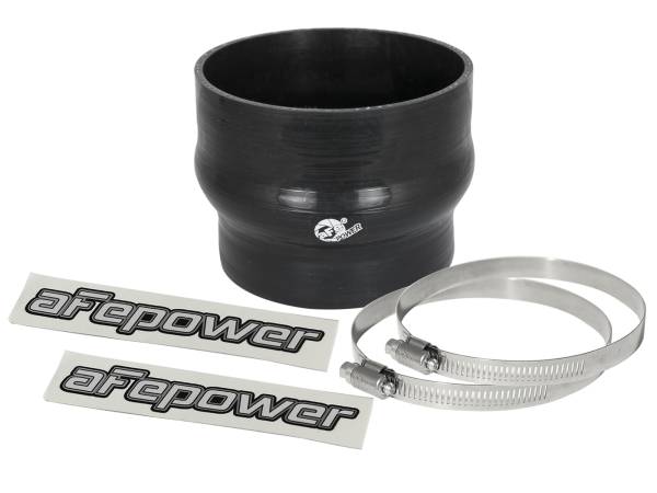 aFe Power - aFe Power Magnum FORCE Cold Air Intake System Spare Parts Kit (4 IN ID to 3-1/2 IN ID x 2-3/4 IN L) Straight Reducing Coupler - Black - 59-00077 - Image 1