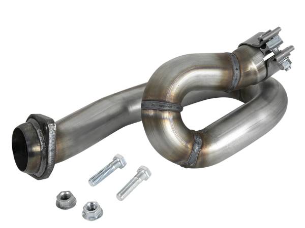 aFe Power - aFe Power Twisted Steel Loop Relocation Pipe Jeep Wrangler (JL) 18-23/ Gladiator (JT) 20-23 V6-3.6L - 48-48027 - Image 1