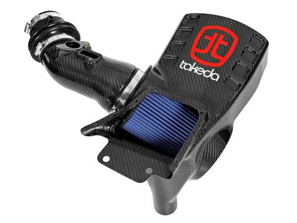 aFe Power - aFe Power Black Series Carbon Fiber Cold Air Intake System w/ Pro 5R Filter Honda Civic Type R 17-21 L4-2.0L (t) - 58-10002R - Image 1