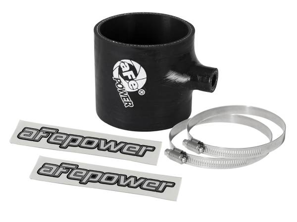 aFe Power - aFe Power Magnum FORCE Cold Air Intake System Spare Parts Kit (2-1/2 IN ID x 2-1/2 IN L) Straight Coupler w/ Port - Black - 59-00119 - Image 1