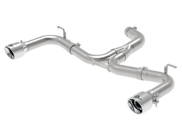 aFe Power - aFe Power MACH Force-Xp 3 IN to 2-1/2 IN Stainless Steel Axle-Back Exhaust System Polished Volkswagen GTI (MKVII) 15-17 L4-2.0L (t) - 49-36417-P - Image 1