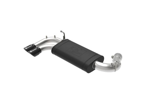 aFe Power - aFe Power MACH Force-XP 2-1/2 IN 304 Stainless Steel Axle-Back Exhaust System w/ Black Tip BMW 228i (F22/23) 14-16 L4-2.0L (t) N20 - 49-36346-B - Image 1