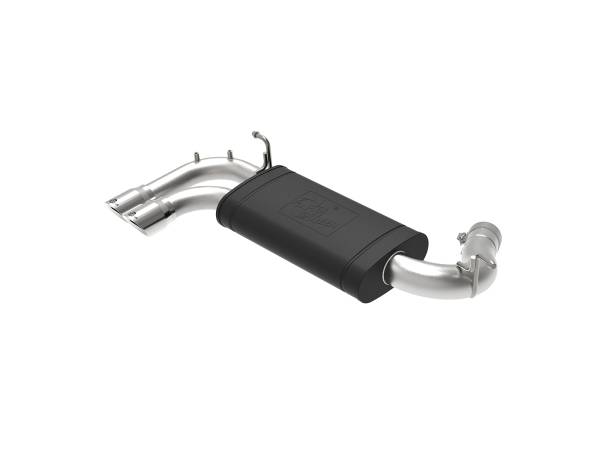 aFe Power - aFe Power MACH Force-XP 2-1/2 IN 304 Stainless Steel Axle-Back Exhaust w/ Polished Tips BMW 228i (F22/23) 14-16 L4-2.0L (t) N20 - 49-36346-P - Image 1