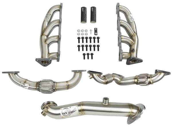 aFe Power - aFe Power Twisted Steel 304 Stainless Steel Performance Package GM Diesel Trucks 15-16 V8-6.6L (td) LML - 48-34137 - Image 1