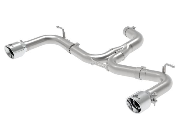 aFe Power - aFe Power MACH Force-Xp 3 IN to 2-1/2 IN Stainless Steel Axle-Back Exhaust System Polished Volkswagen GTI (MK7.5) 18-21 L4-2.0L (t) - 49-36421-P - Image 1