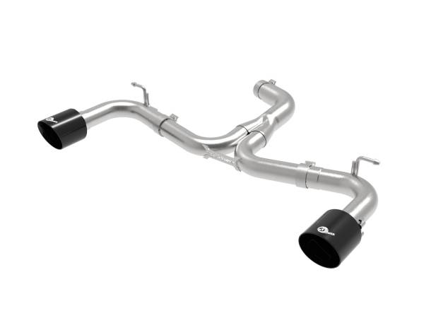 aFe Power - aFe Power MACH Force-Xp 3 IN to 2-1/2 IN Stainless Steel Axle-Back Exhaust System Black Volkswagen GTI (MK7.5) 18-21 L4-2.0L (t) - 49-36421-B - Image 1