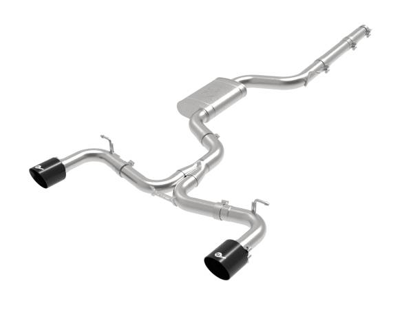 aFe Power - aFe Power MACH Force-Xp 3 IN to 2-1/2 IN Stainless Steel Cat-Back Exhaust System Black Volkswagen GTI (MK7.5) 18-21 L4-2.0L (t) - 49-36422-B - Image 1