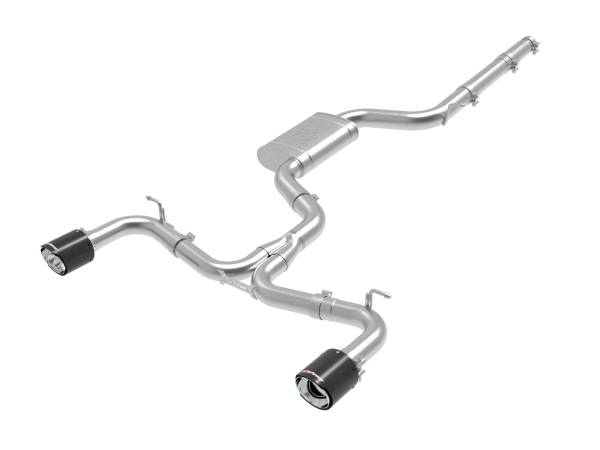 aFe Power - aFe Power MACH Force-Xp 3 IN to 2-1/2 IN Stainless Steel Cat-Back Exhaust System Carbon Volkswagen GTI (MK7.5) 18-21 L4-2.0L (t) - 49-36422-C - Image 1